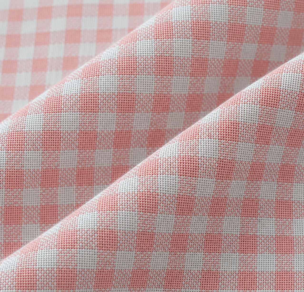 Tela patchwork algodón lino lino/ coral — imagen 1