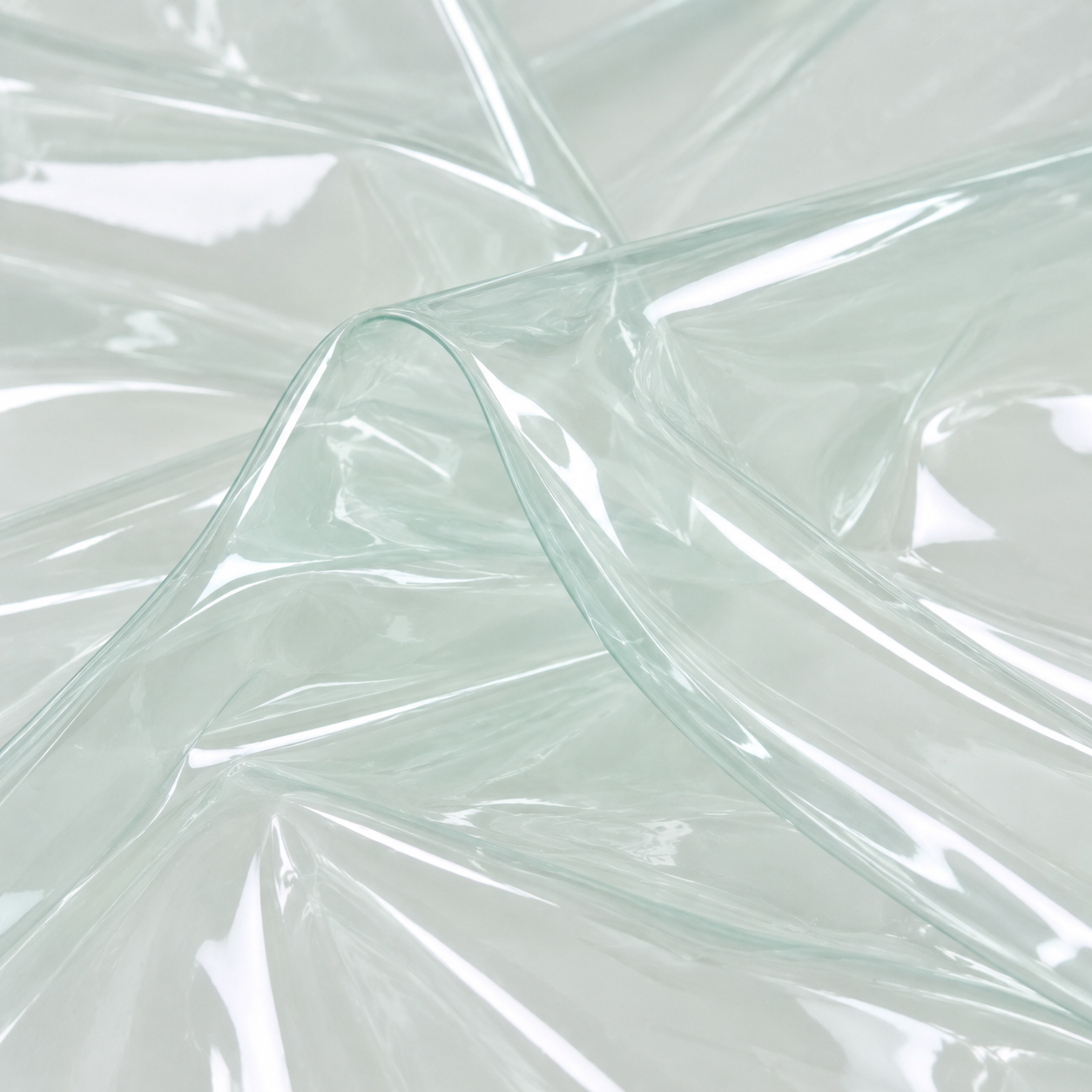 Tela PVC translucida  aqua — imagen 1