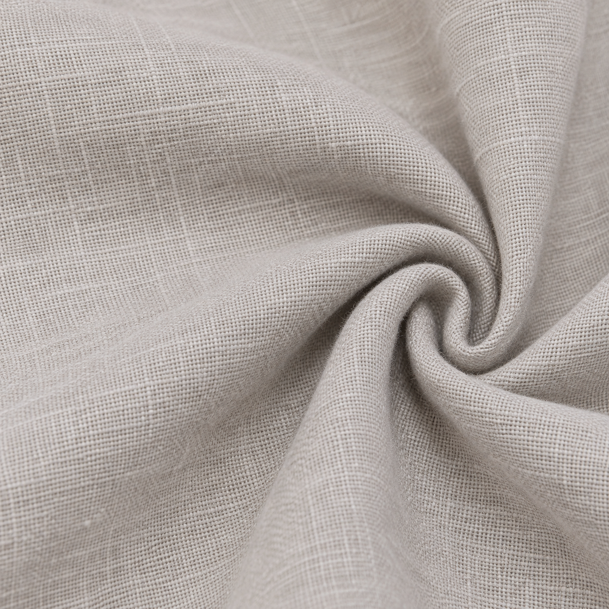 Lino 100% Gris Plata Lavado a la Piedra 140 cm | Kuki Fabrics — imagen 1