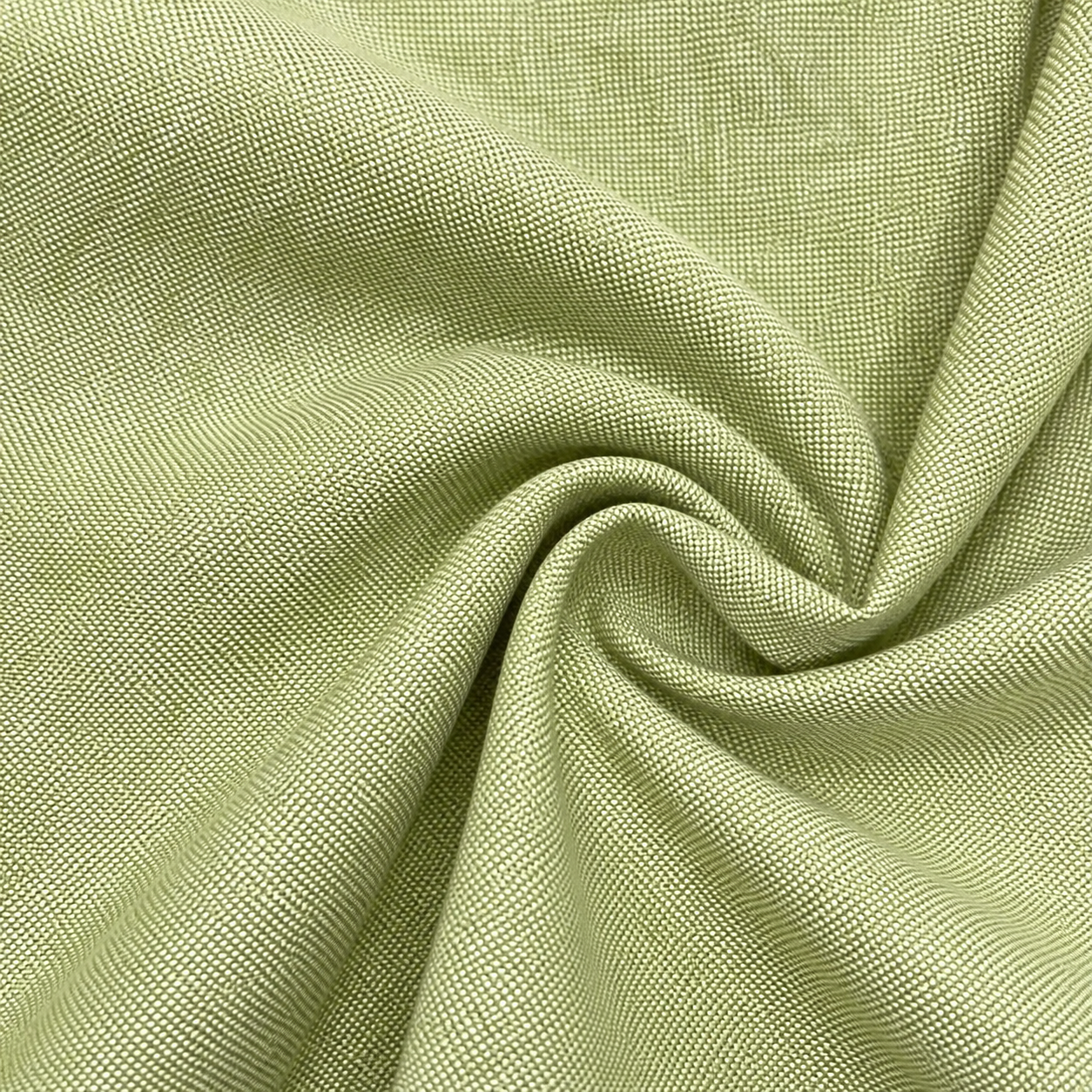 Tela Algodón Aspecto Lino Verde | Kuki Fabrics — imagen 1