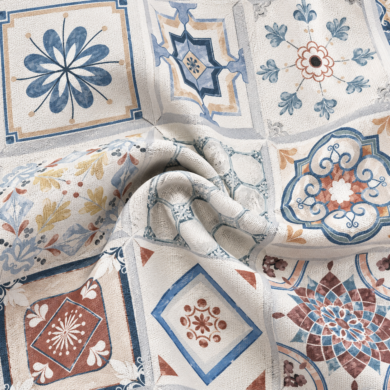Tela Mantel Poliéster Hidráulicos Lavable | Kuki Fabrics — imagen 1