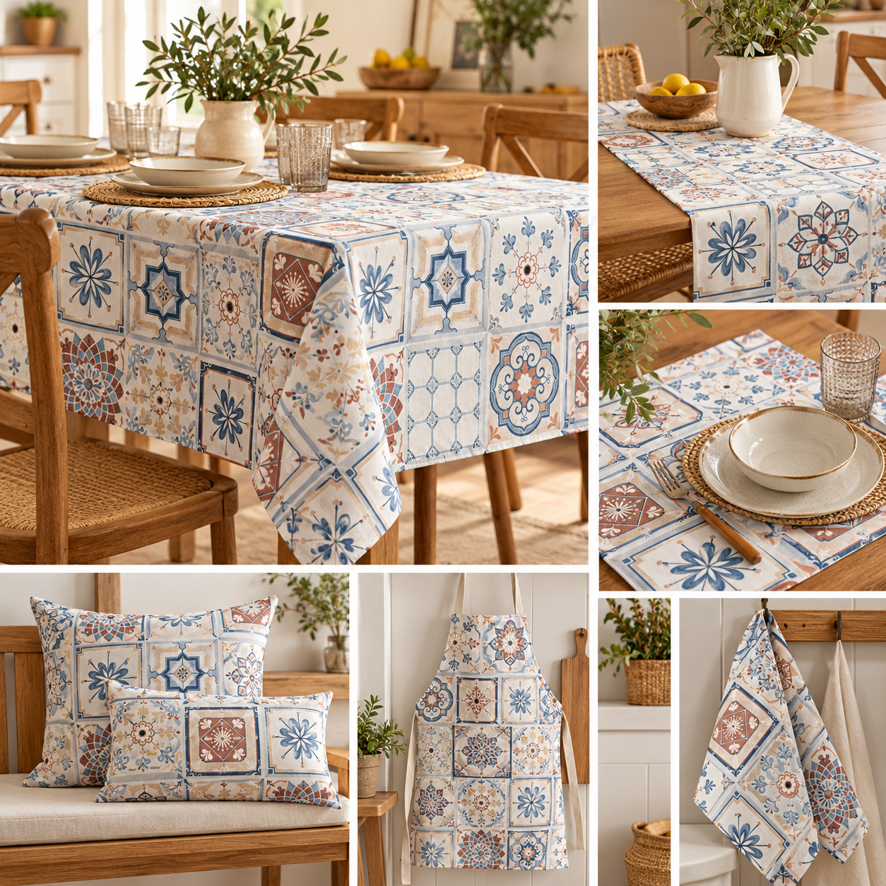 Tela Mantel Poliéster Hidráulicos Lavable | Kuki Fabrics — imagen 2