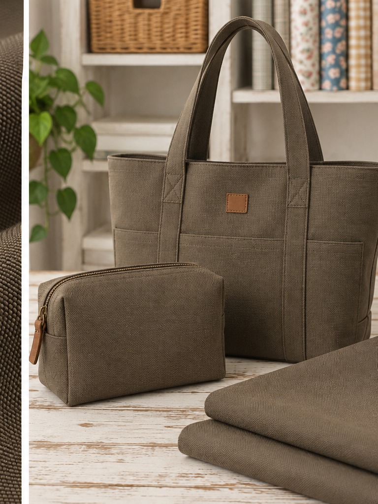 Tela impermeable exterior color taupe(gris pardo) — imagen 2